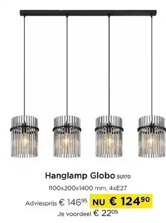 Molecule Hanglamp Globo SU170 aanbieding