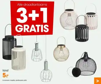 Kwantum Alle draadlantaarns aanbieding