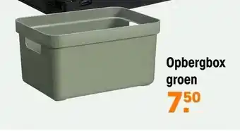 Opbergbox groen