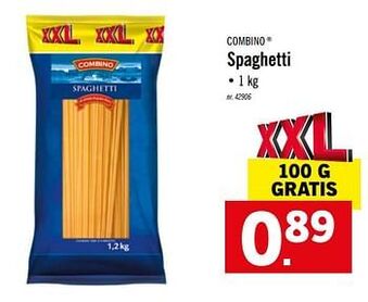 Lidl Spaghetti aanbieding