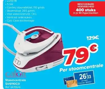 Carrefour Stoomcentrale SV6110C0 aanbieding