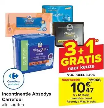 Carrefour Incontinentie Absodys Carrefour aanbieding