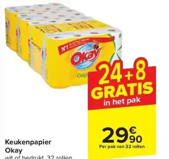 Carrefour Keukenpapier Okay aanbieding