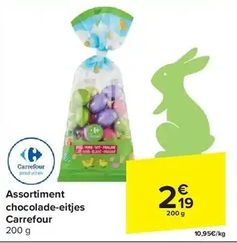 Carrefour Assortiment chocolade-eitjes Carrefour aanbieding