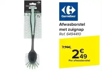 Afwasborstel met zuignap