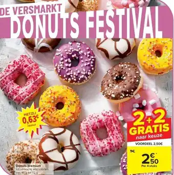Carrefour Donuts premium aanbieding