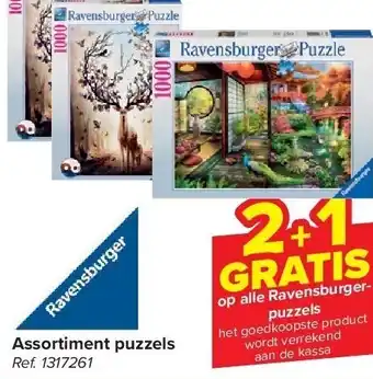 Carrefour Assortiment puzzels aanbieding