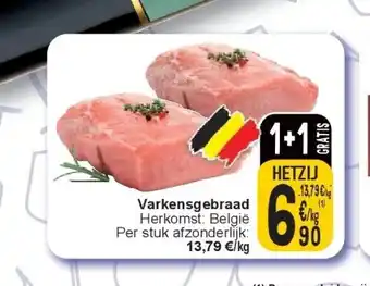 Cora Varkensgebraad aanbieding