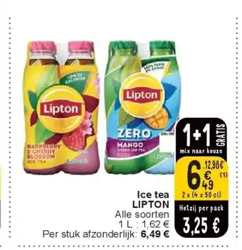 Cora Ice tea LIPTON aanbieding