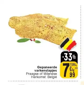 Cora Gepaneerde varkenslapjes aanbieding