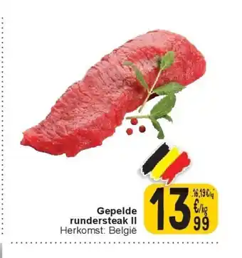 Cora Gepelde rundersteak II aanbieding