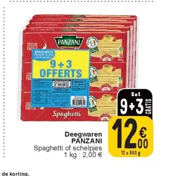 Cora Deegwaren PANZANI aanbieding