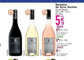 Cora Domaine de Terra Vecchia Ile de Beauté IGP, MP, 75 c aanbieding