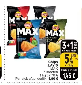 Cora Chips LAY’S aanbieding