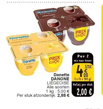 Cora Danette DANONE aanbieding