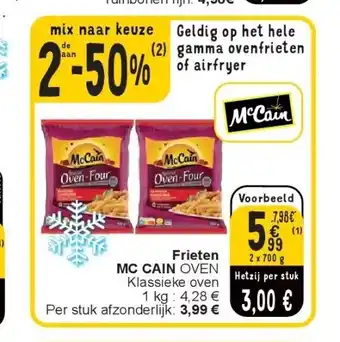 Cora Frieten MC CAIN OVEN aanbieding