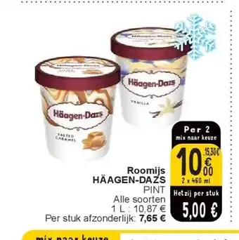 Cora Roomijs HÄAGEN-DAZS aanbieding