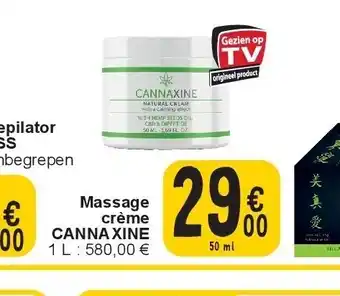 Cora Massage crème CANNAXINE aanbieding