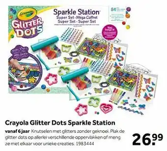 Crayola glitter dots sparkle station