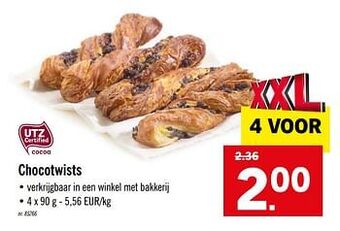 Lidl Chocotwists aanbieding