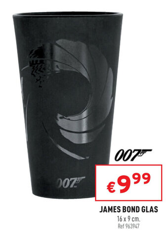James Bond Glas
