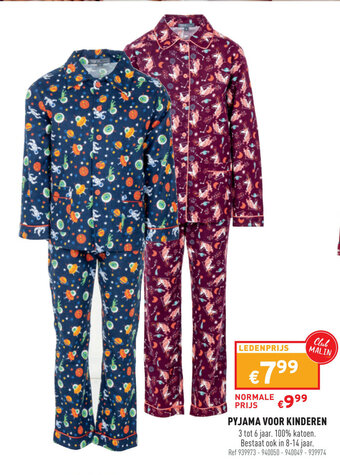 Trafic Pyjama Voor Kinderen aanbieding