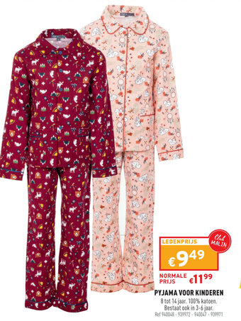 Trafic Pyjama Voor Kinderen aanbieding