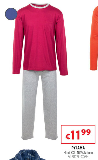Trafic Pyjama M tot XXL aanbieding
