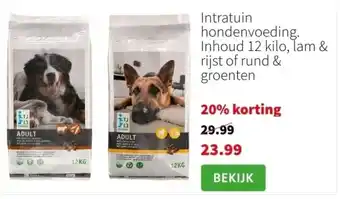 Intratuin Intratuin hondenvoeding aanbieding