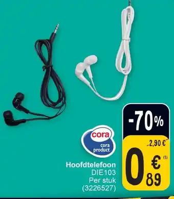 Cora Hoofdtelefoon aanbieding