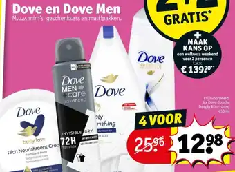 Kruidvat Dove en Dove Men aanbieding