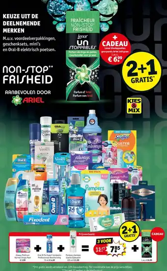 KEUZE UIT DE DEELNEMENDE MERKEN KIES & MIX