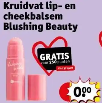 Kruidvat Lip en cheekbalsem Blushing Beauty aanbieding