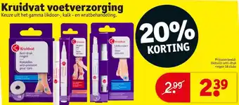 Kruidvat Voetverzorging aanbieding