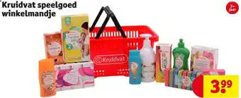 Kruidvat Speelgoed winkelmandje aanbieding