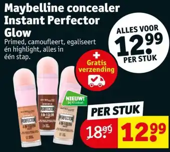 Kruidvat Maybelline concealer Instant Perfector Glow aanbieding