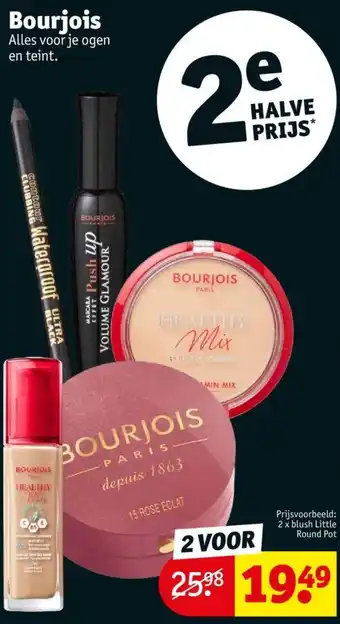 Kruidvat Bourjois aanbieding