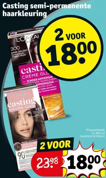 Kruidvat Casting semi-permanente haarkleuring aanbieding