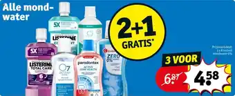Kruidvat Alle mondwater aanbieding