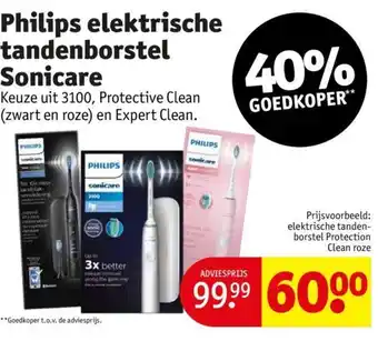 Kruidvat Philips elektrische tandenborstel Sonicare aanbieding