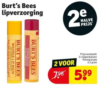 Burt's Bees lipverzorging