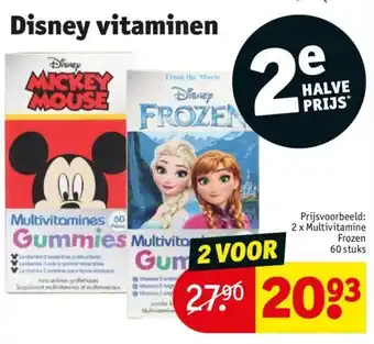 Kruidvat Disney vitaminen aanbieding