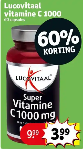 Kruidvat Lucovitaal vitamine C 1000 60 capsules aanbieding