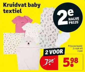 Kruidvat Baby Textiel aanbieding
