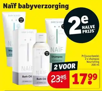 Kruidvat Naïf Babyverzorging aanbieding