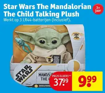Kruidvat Star Wars The Mandalorian The Child Talking Plush aanbieding