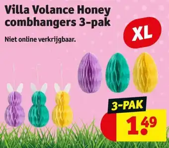 Kruidvat Villa Volance Honey combhangers 3-pak aanbieding