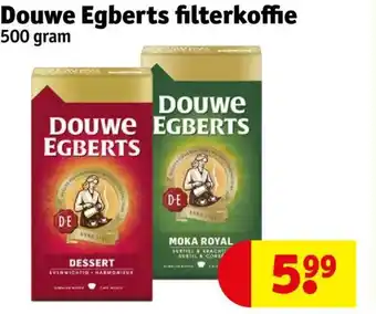 Kruidvat Douwe Egberts filterkoffie 500 gram aanbieding