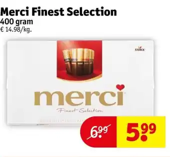 Kruidvat Merci Finest Selection 400 gram aanbieding