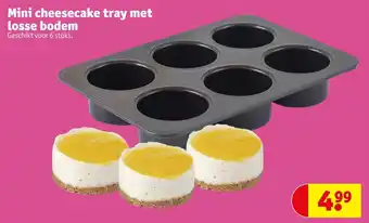 Kruidvat Mini cheesecake tray met losse bodem aanbieding